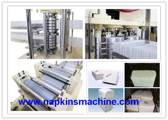 2200 Bladen Min 2 Laag die Servet het In reliëf maken Machine vouwen