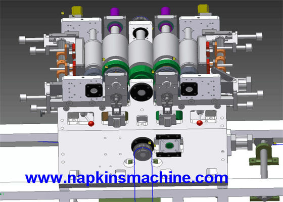 PLC van Siemens de Machine van de Servetdruk, 1200 stukken/Min Digital Napkin Printing Machine