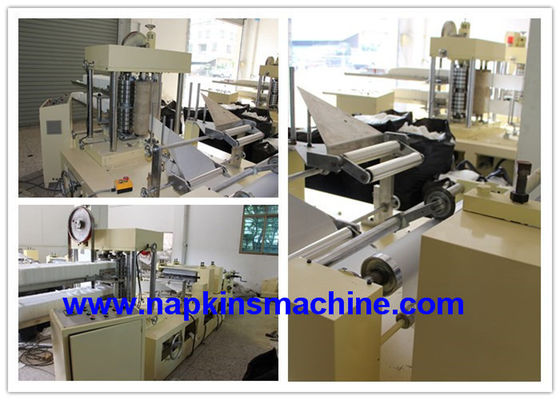 7.5KW 4 Vouwend 330mm Papieren zakdoekjeservet die Machine maken