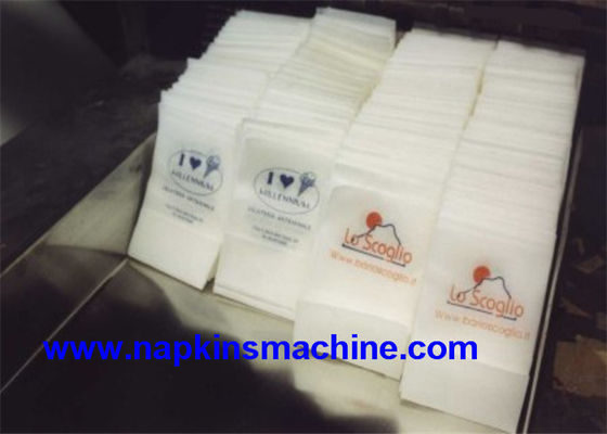 7.5KW l-Vouwen 1000 Bladen/Min Paper Napkin Machine/Weefsel die Machine vouwen