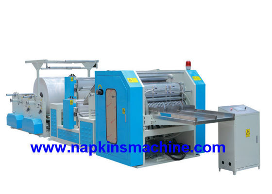 7.5KW 1/8 Vouwen de Vacuüm van de Weefseldruk Machine/Servet Productiemachine