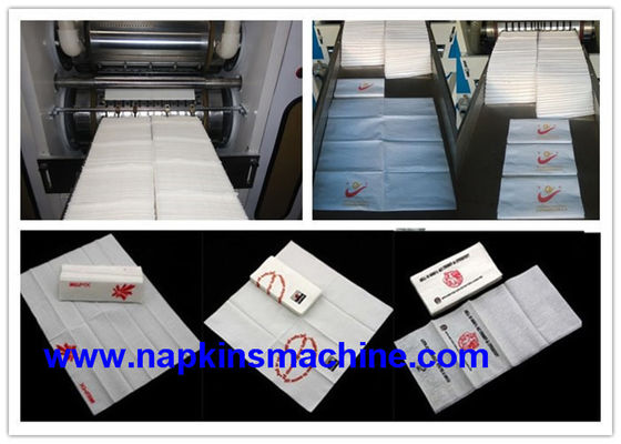 7.5KW 1/8 Vouwen de Vacuüm van de Weefseldruk Machine/Servet Productiemachine