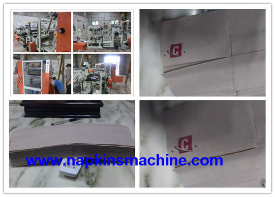 600 stukken/Min 4 Vouwen PLC Servet dieMachine vouwen