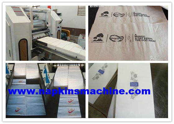 1000 PCs/Min 400mm de Productiemachine 1/12 van het Breedte Gevouwen Servet