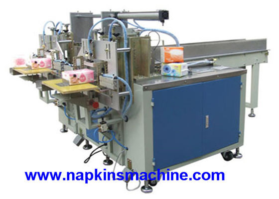 2 de Machine van de het Papieren zakdoekjeverpakking van de steeg2.5kw Transportband
