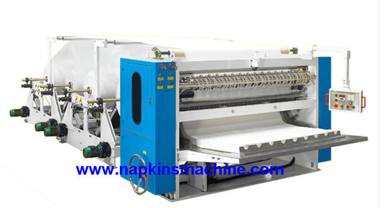 PLC V Vouwen 1260mm Productielijn van het Breedte Gezichtsweefsel