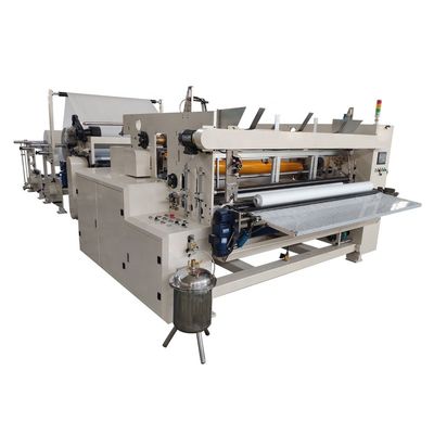 200 m/Min Automatische het Broodjessnijmachine Rewinder van 380V/Weefsel Productiemachine