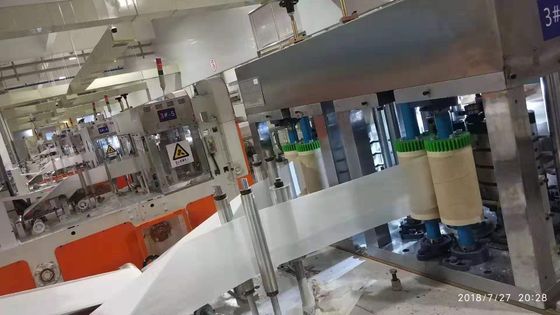 5.5KW 3000 Bladen/Min Lunch Napkin Embossing Machine