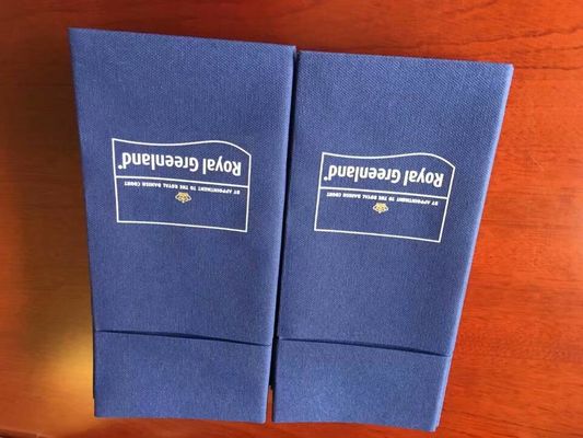 Lange Vouwen 2200 Bladen/Min Black Dinner Napkin Embossing-Machine