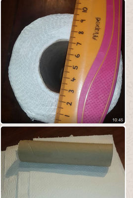Toiletpapier 200m/Min Paper Roll Rewinder Machines 2850mm Breedte
