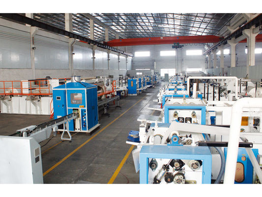 1200sheet/Min Embossing Bag Tissue Paper-Machine V Vouwen