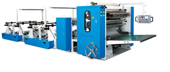 7.5KW STOOT Gezichtspapieren zakdoekjeproductielijn met Verpakkingsmachines aan
