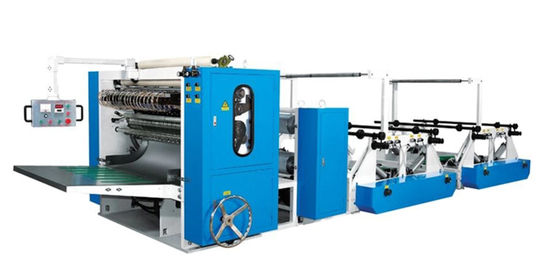 7.5KW STOOT Gezichtspapieren zakdoekjeproductielijn met Verpakkingsmachines aan