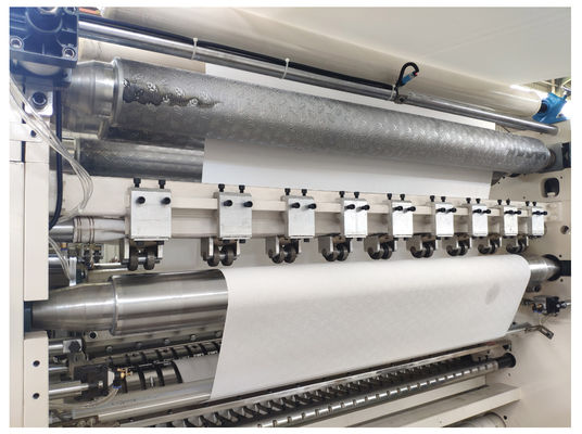 6 de Zaag van het lijnlogboek STOOT het In reliëf maken Gezichtsdocument Machine 4800sheets/min aan