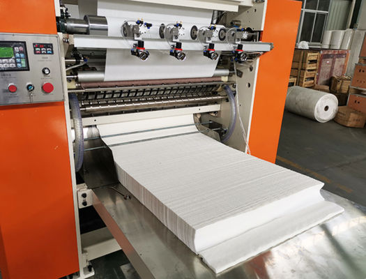 het Papieren zakdoekjemachine van 18g/M2 7.5KW het Gezichts Pneumatische Tellen