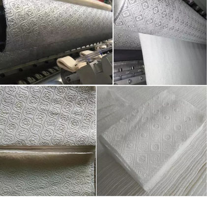 het Papieren zakdoekjemachine van 18g/M2 7.5KW het Gezichts Pneumatische Tellen