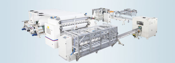 Pneumatische Tellende Gezichts het Papieren zakdoekjemachine V die van 11KW vouwen