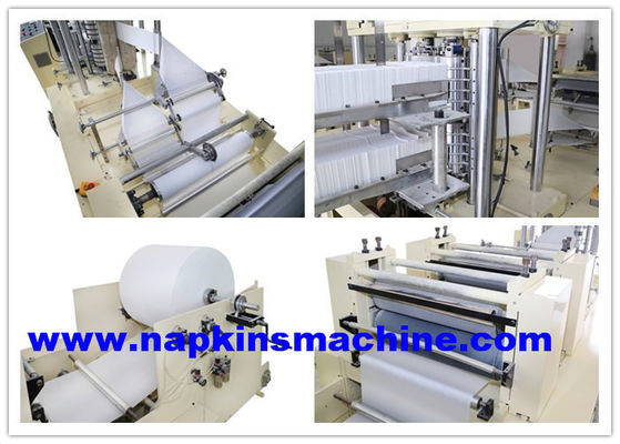 Ce 4 VOUWEN 2200 Bladen/Min Serviette Napkin Printing Machine